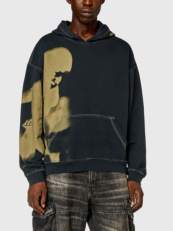 Sweatshirt with contrast print - 1