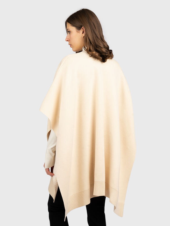 Wool blend poncho - 2