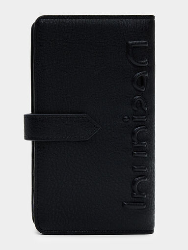 Black wallet with embossed logo - 3