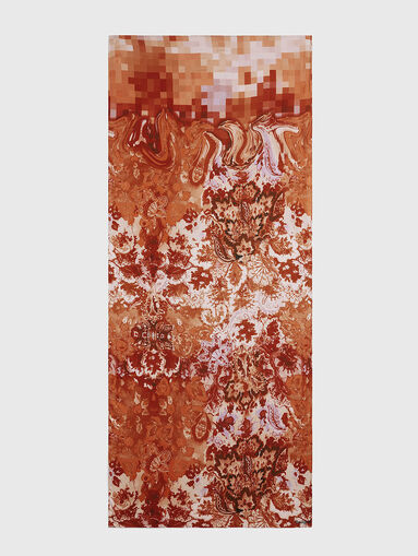 Scarf with floral motifs - 3