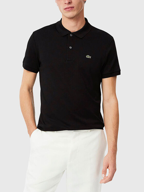 Short sleeve cotton polo shirt - 1