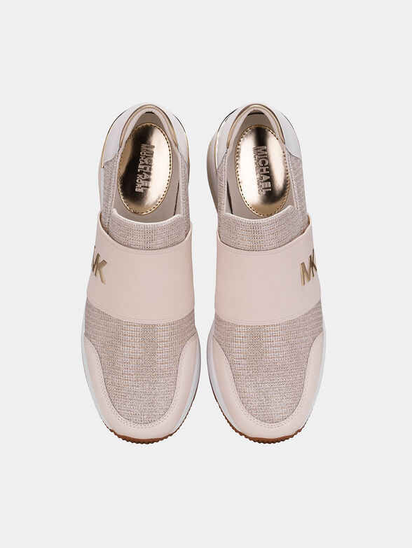 FELIX slip-on shoes in pale pink color - 6