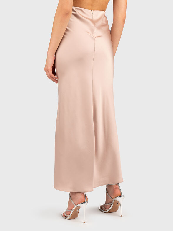 Midi skirt with high waist - 2