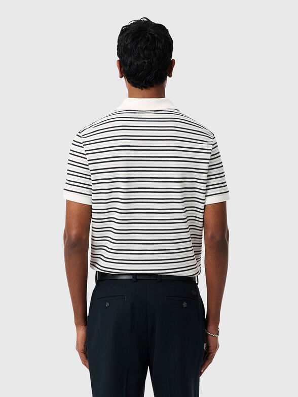 Striped cotton polo shirt  - 2
