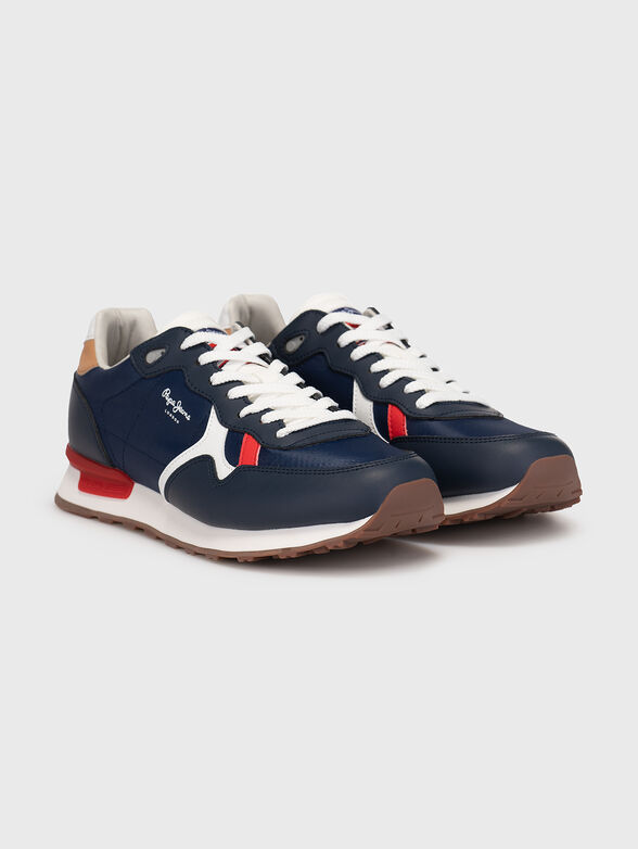 BRITT MAN FLAG blue sneakers - 2