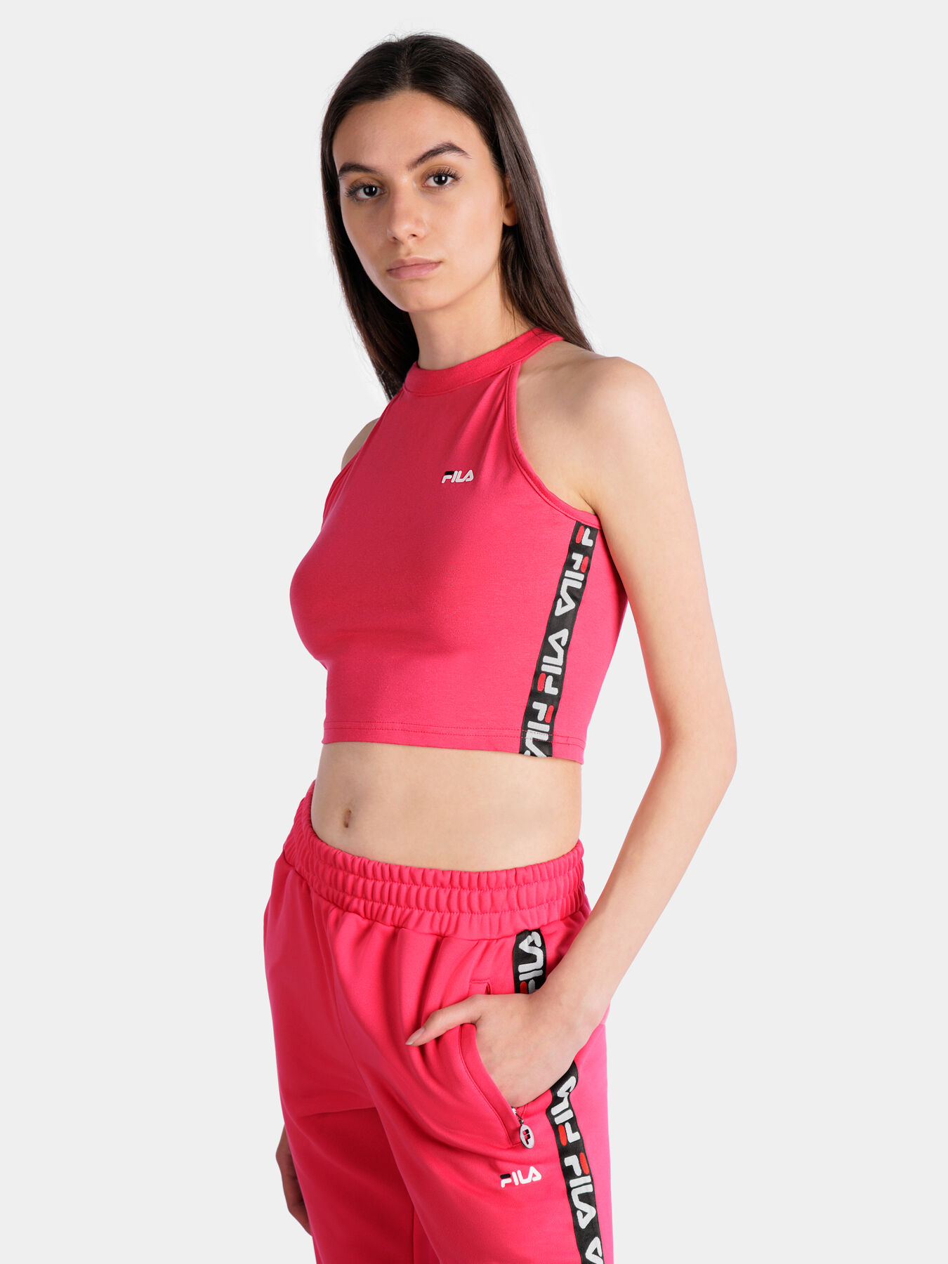 Fila melody cropped hot sale top