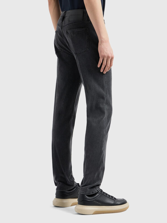 Grey jeans with washed effect - 2