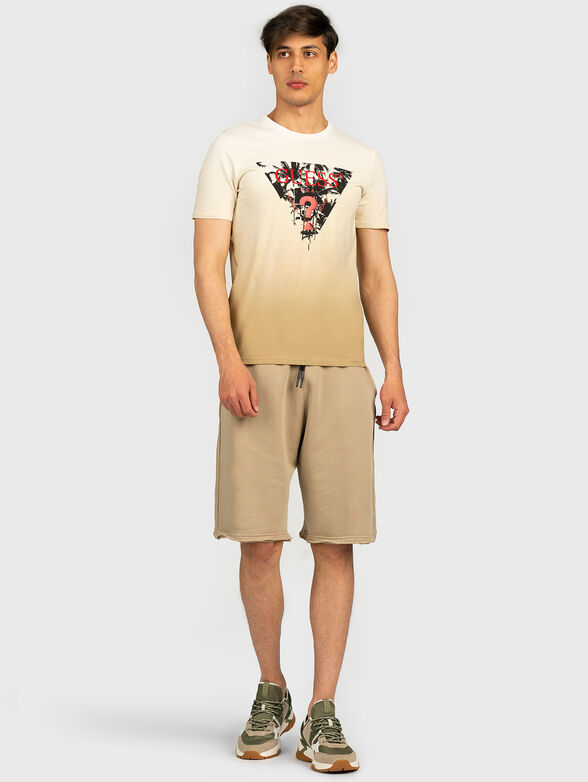 PALM BEACH T-shirt in beige color - 4