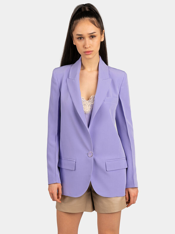 Blazer with pockets and button - 1