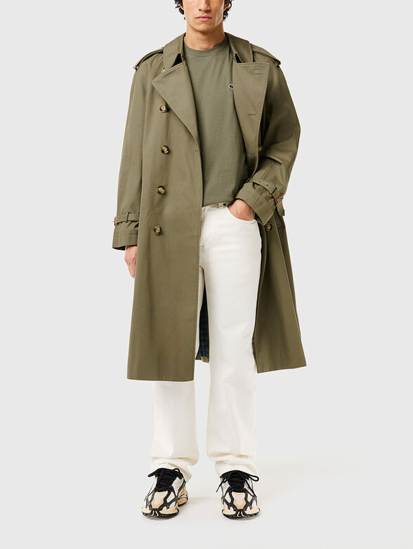 Beige cotton T-shirt  - 2