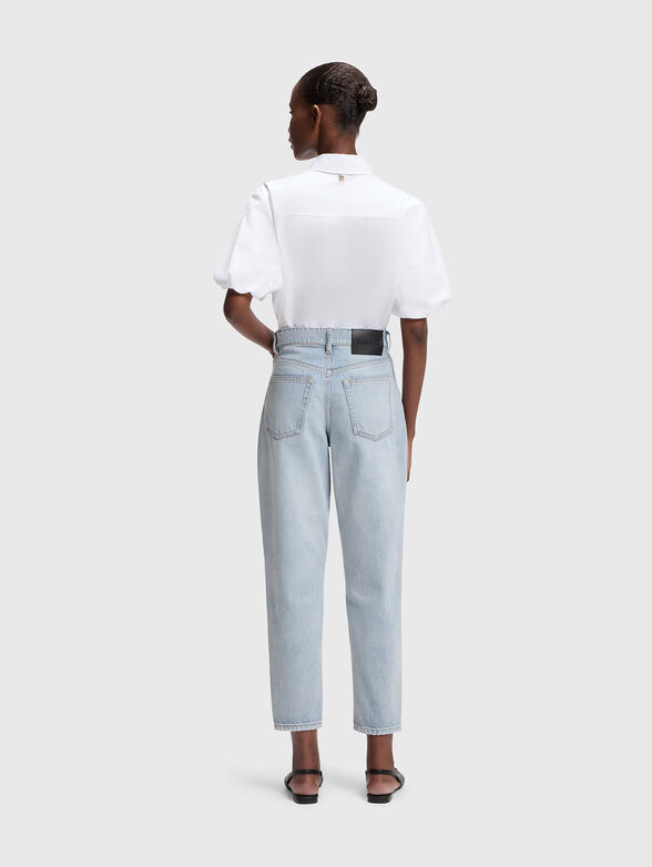 Mom  jeans in blue denim - 2