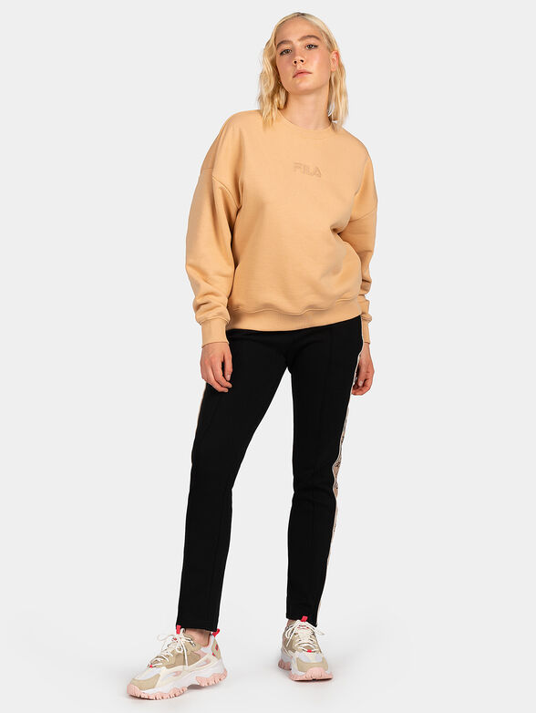 NESSA oversized sweatshirt with logo  - 2