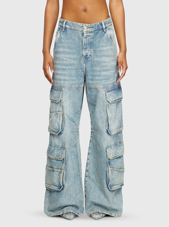 D-SIRE-CARGO-D L.30 jeans with accent pockets - 1