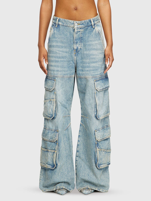 D-SIRE-CARGO-D L.30 jeans with accent pockets - 1