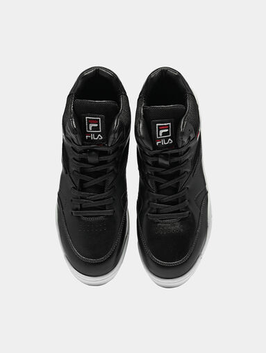 PINE MID Black sneakers with contrasting sole - 5