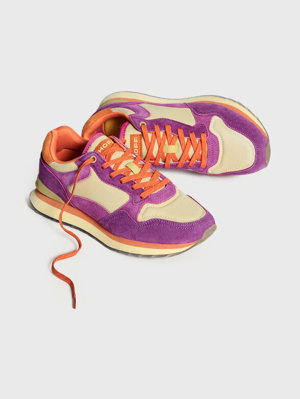 MUMBAI suede and textile sports shoes - 2