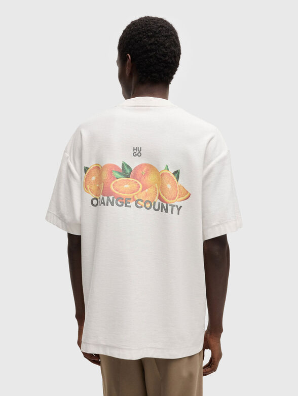 Cotton T-shirt with print - 2