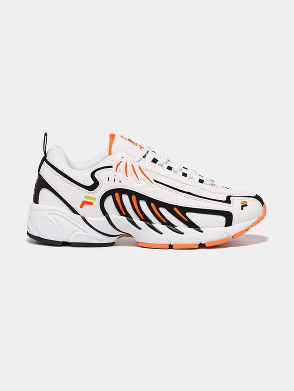 ADRENALINE White runners with orange details - 1