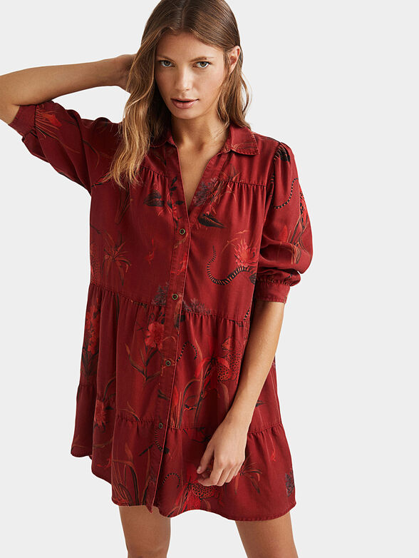 SEVILLA Dress with animal motifs - 1