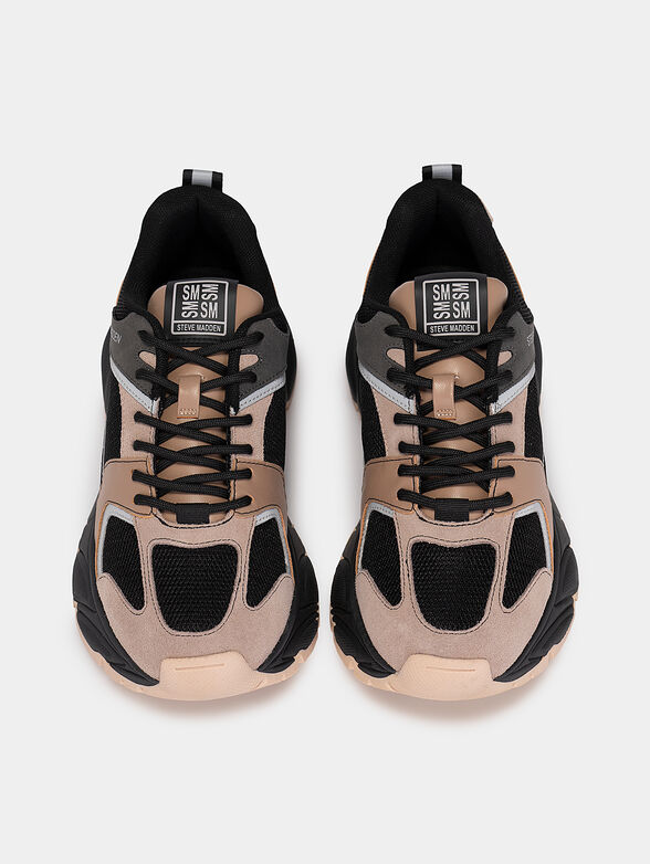 STANDOUT sneakers in beige and black - 6