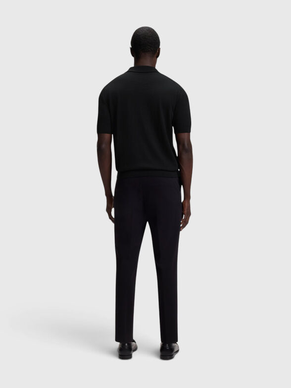 Merino-wool knit polo - 3