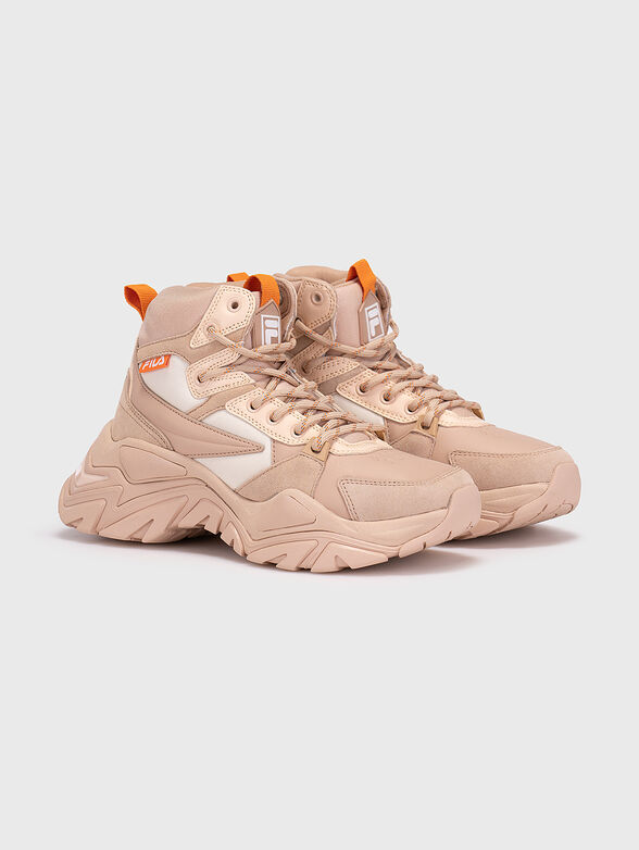 High sneaker ELECTROVE in beige color - 2