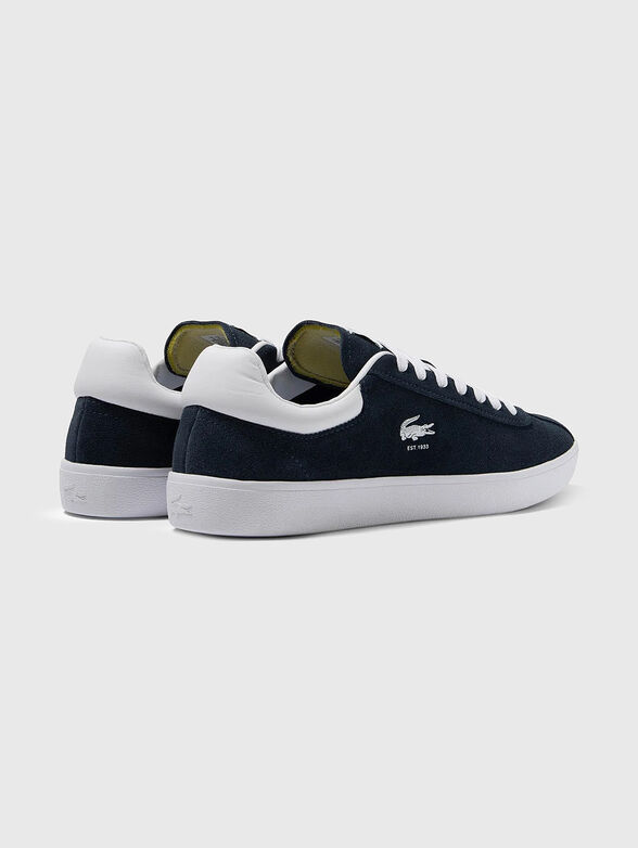 BASESHOT black suede sneakers - 3