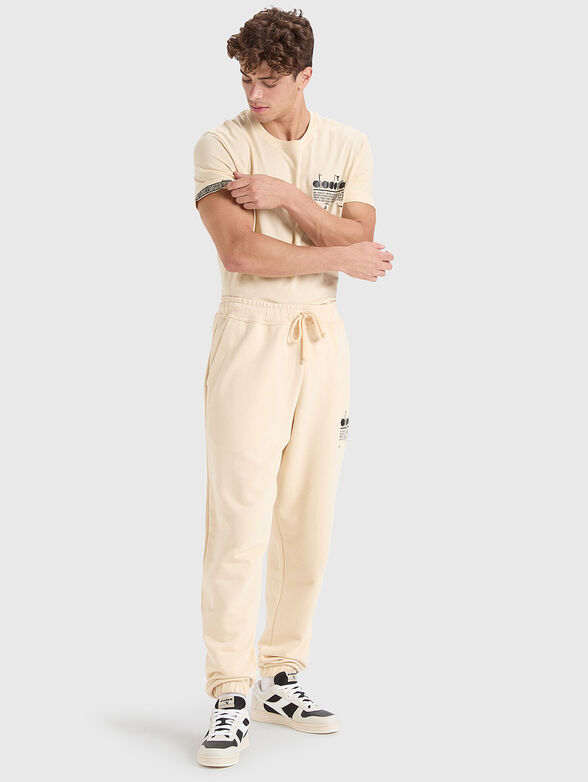 MANIFESTO cotton sports pants - 4