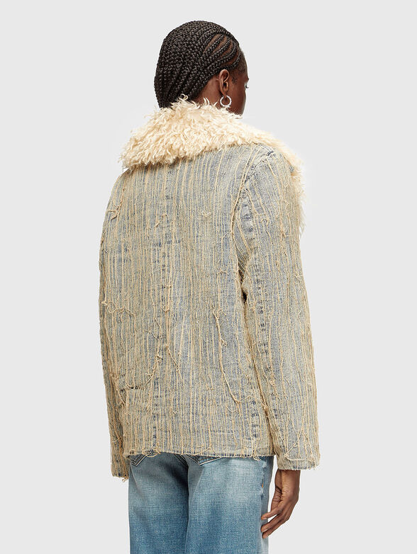DE-ACONIC-S jacket in jacquard denim - 3