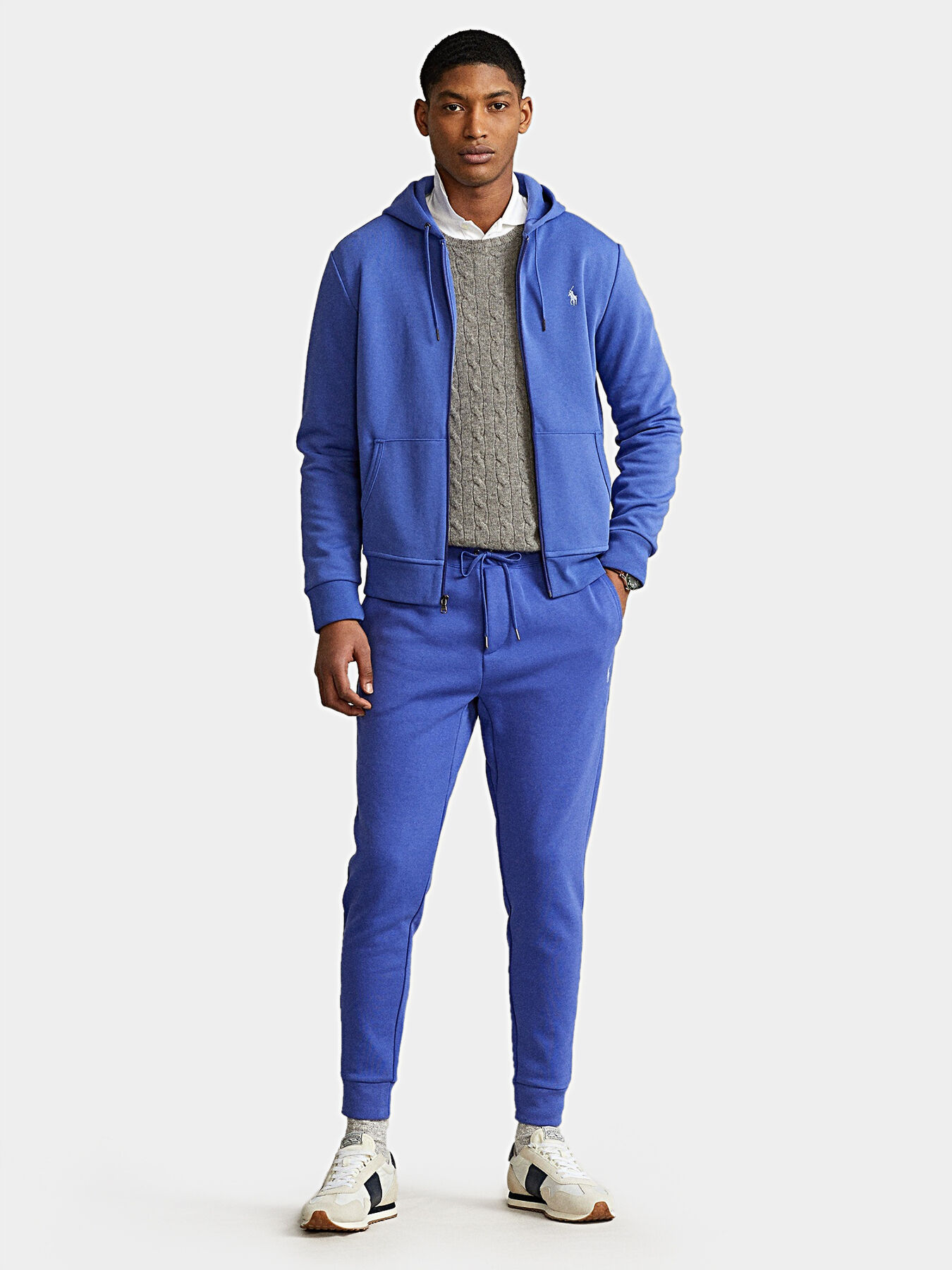 Sweatshirt with embroidered logo brand POLO RALPH LAUREN