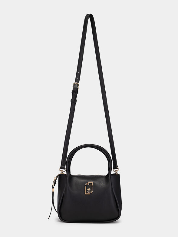 Bag with two types of handles and gold accent - 2