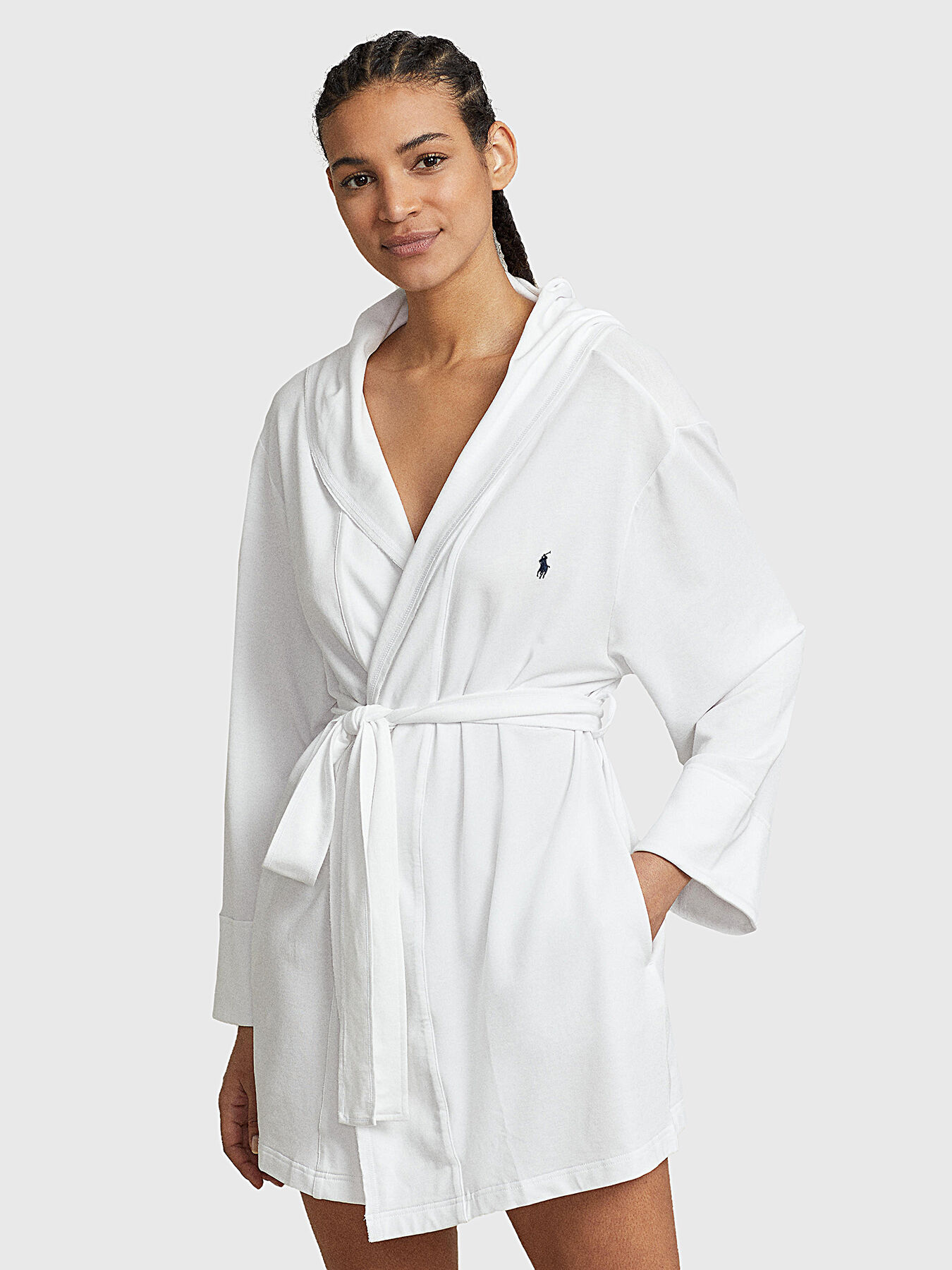 Ralph lauren hooded robe top