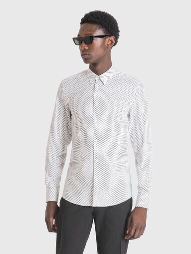 NAPOLI slim shirt with print - 3