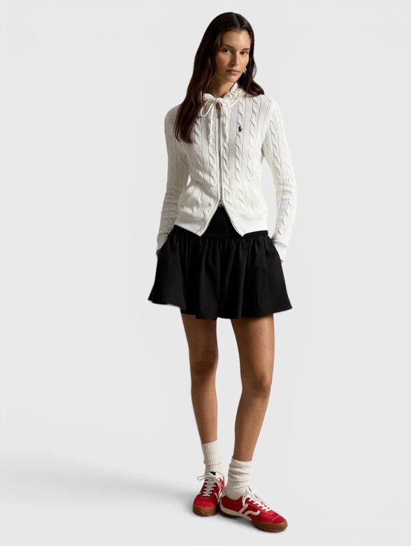 Cotton mini skirt - 4