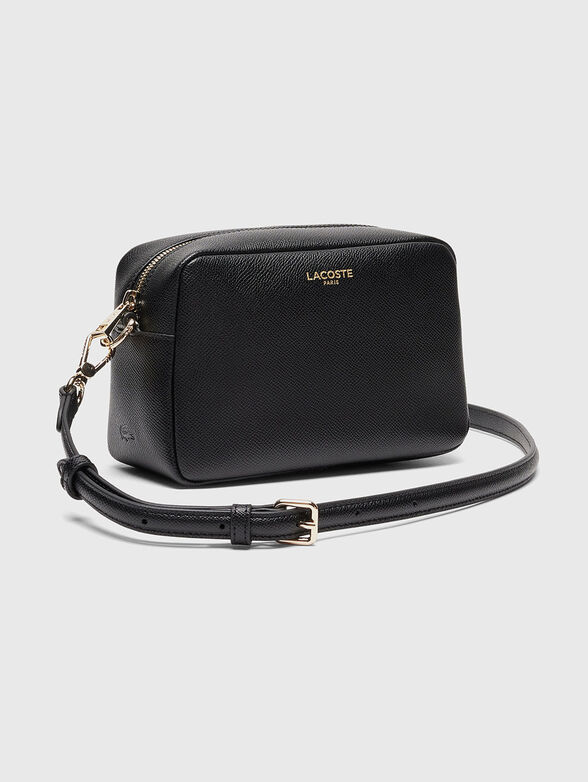 Crossbody bag with gold logo accent - 4