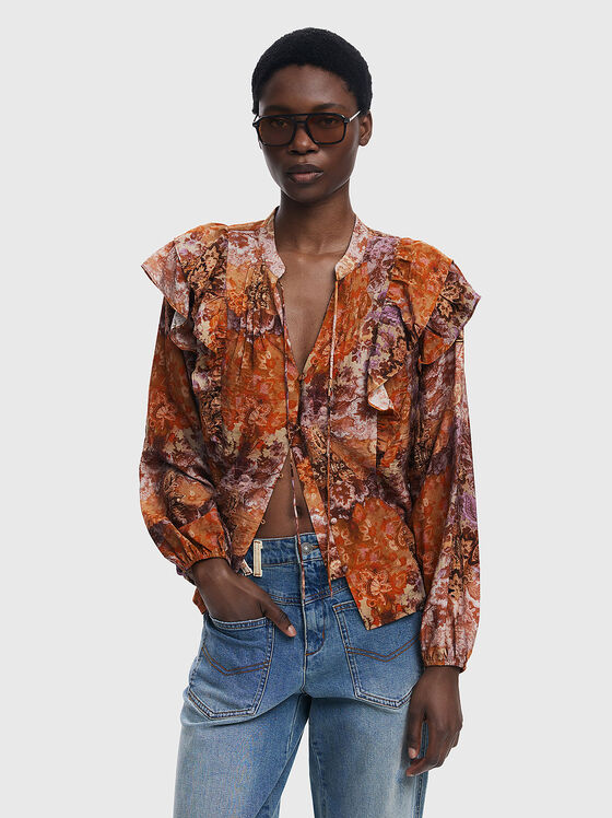 Paisley print blouse - 1