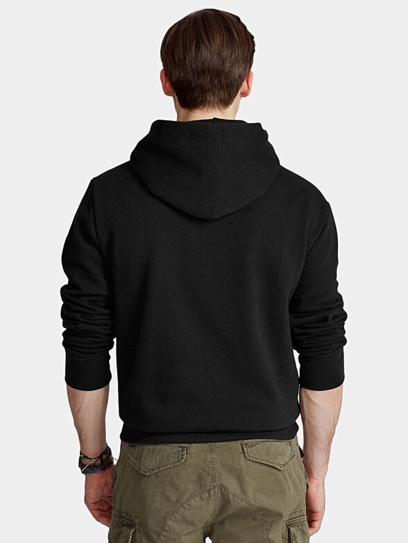 Hooded sweatshirt and logo print - 3