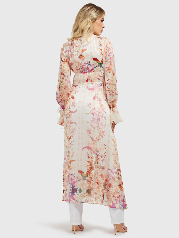 VANESSA cardigan with floral print and laces - 2