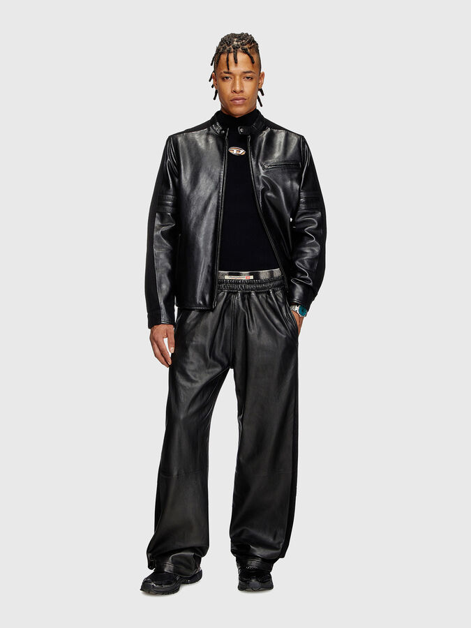 L-SIMZ jacket with contrasting textures brand DIESEL 