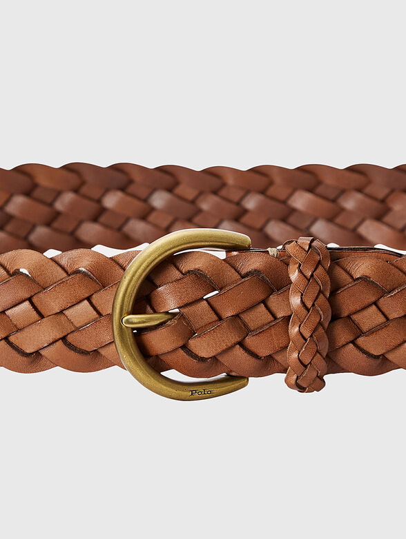 Knitted leather belt - 2