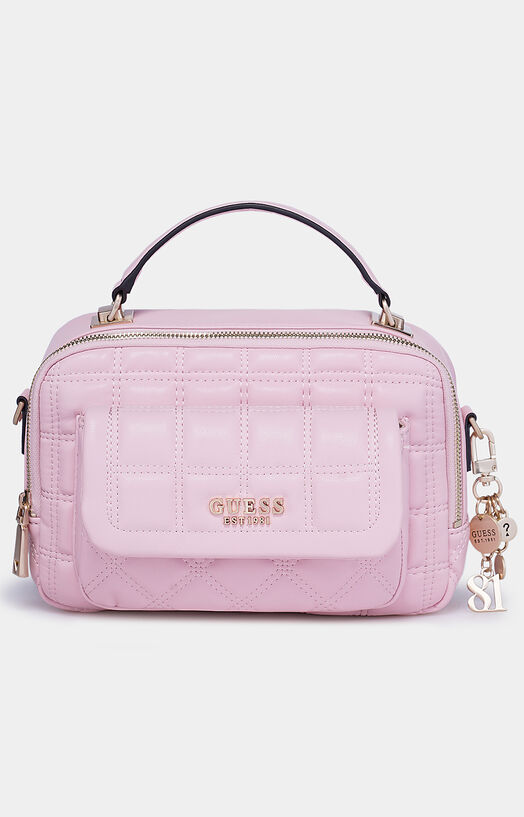 KAMINA Black crossbody bag brand GUESS —