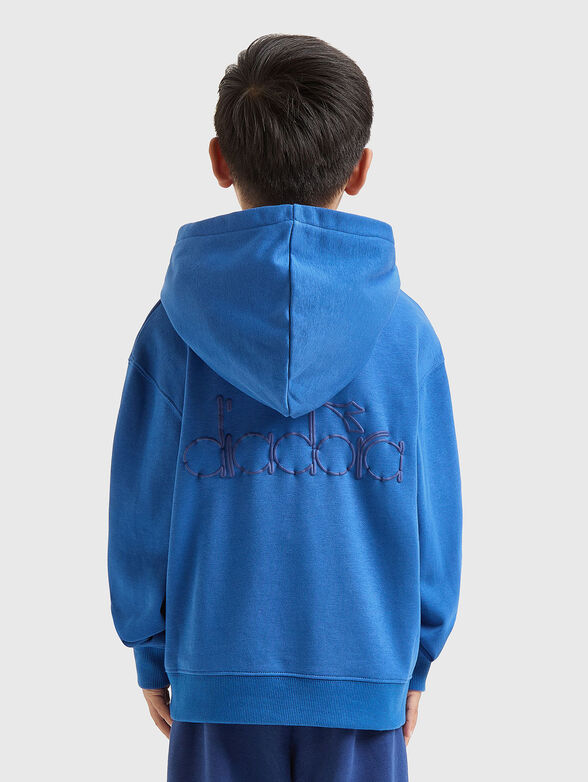 Black sweatshirt with print - 3