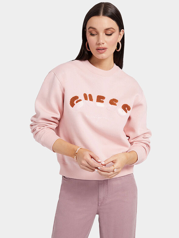 RUTHA black sweatshirt with logo - 1