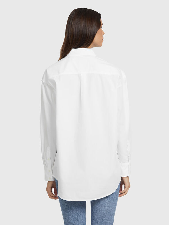 Black shirt with oval hem - 3