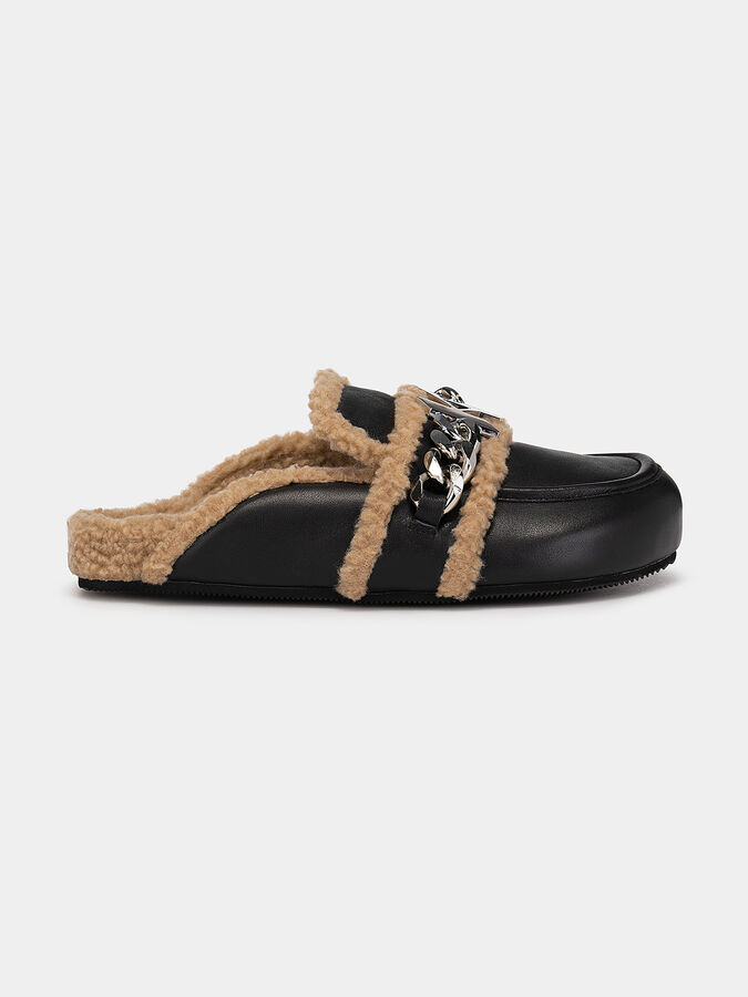 ODESSA slippers with decorative chain Karl Lagerfeld —
