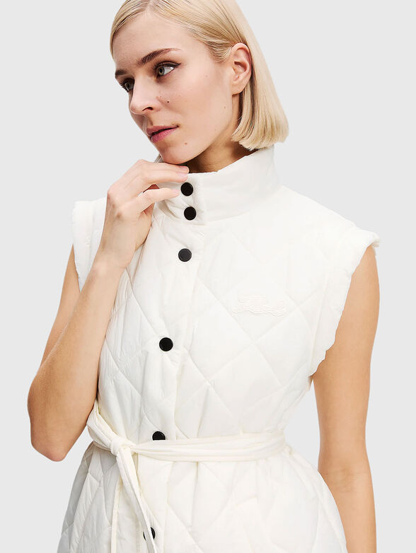 Vest with waist belt - 4
