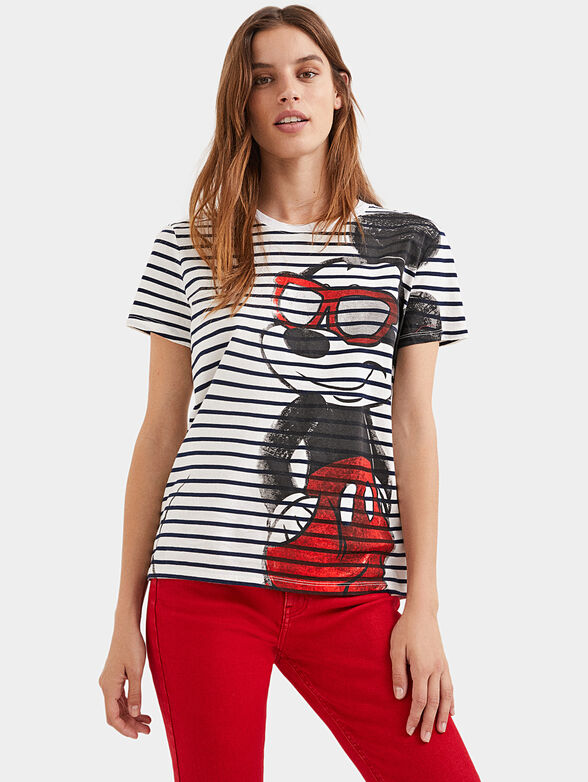 T-shirt with Mickey Mouse print - 1