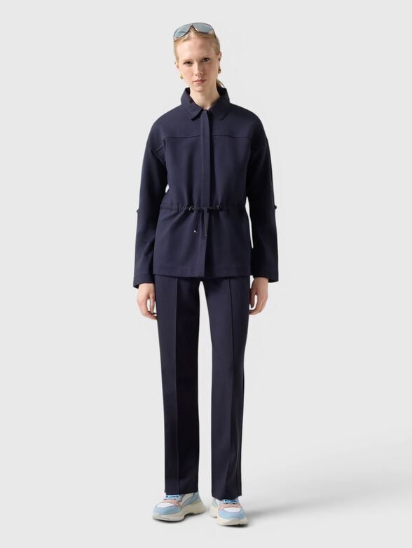 PALOMA dark blue jacket with jacket with laces - 2