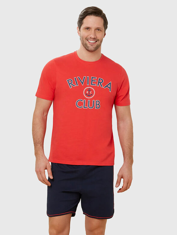 RIVIERA CLUB cropped two-piece pyjamas  - 1