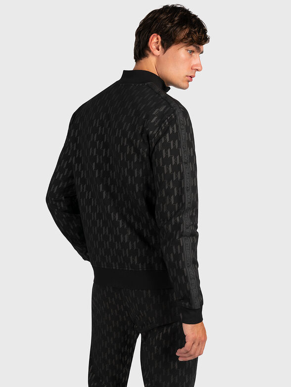 Sweatshirt with monogram logo print - 2